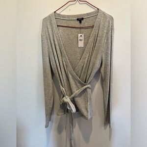 NWT faux wrap Express sweater